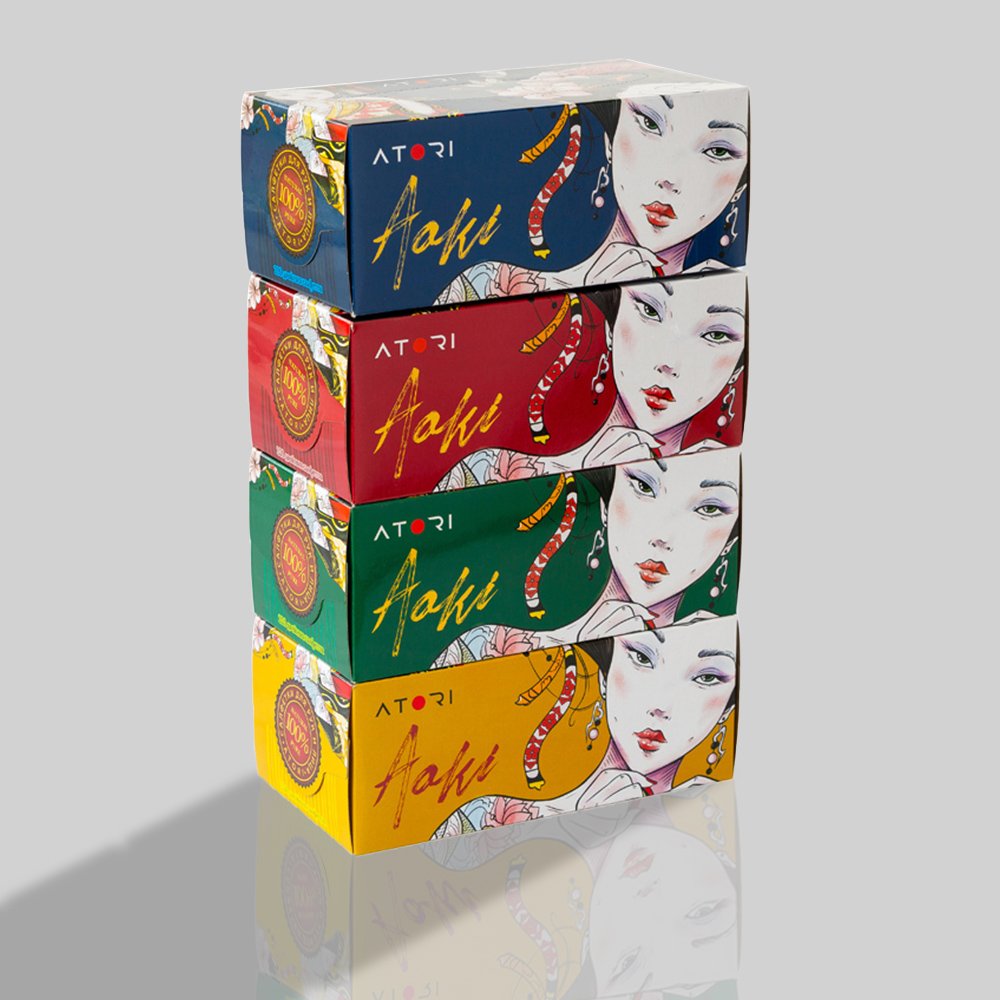 russian boxed facial tissue