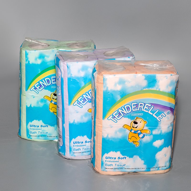 colorful toilet paper