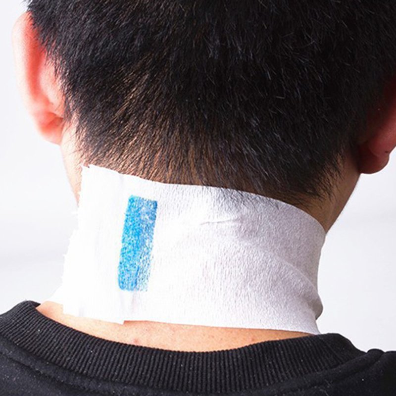 neck ruffles paper roll 6.5x37cm，(80、90、100) pcs’roll, 100 rolls‘carton (4)