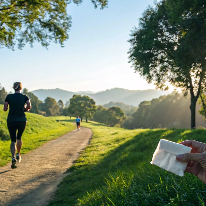 pocket facial tissue for travel convenience