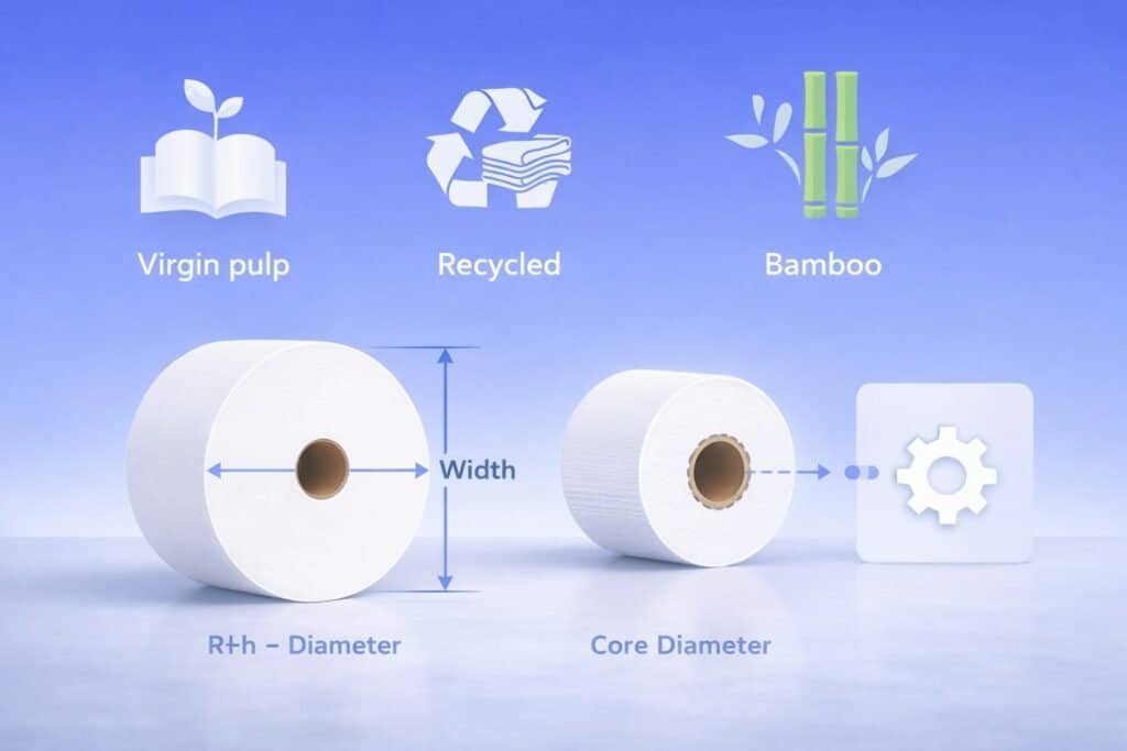 Jumbo Roll Tissue factory