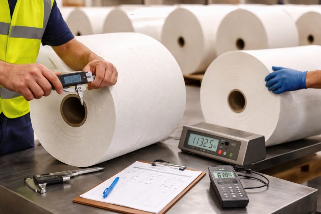 TAD tissue jumbo rolls